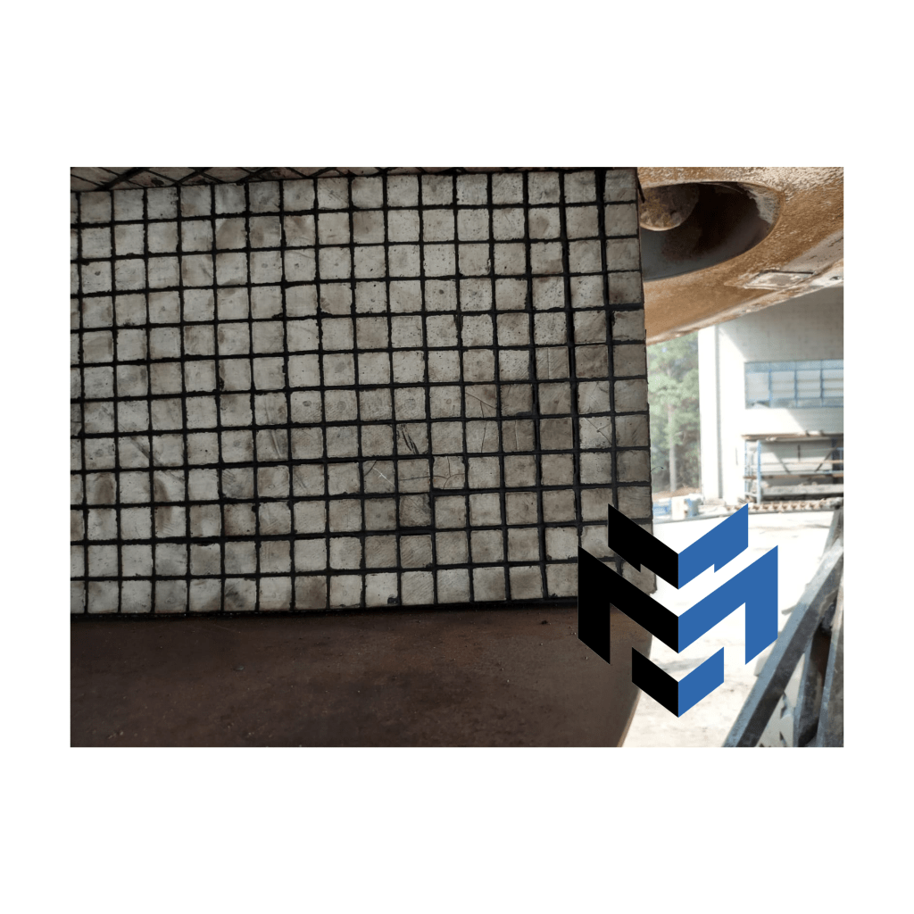 Maximum Revestimento com mantas de borracha e cerâmica em pás de separador aero dinâmico 