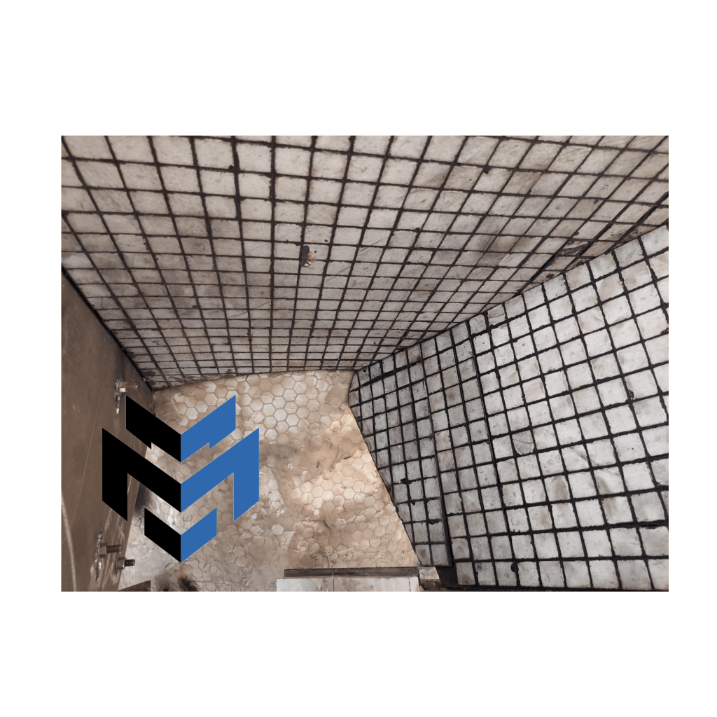 Maximum Revestimento com mantas de borracha e cerâmica em pás de separador aero dinâmico 